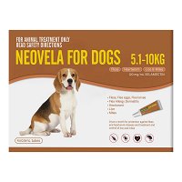 Neovela (Selamectin) Flea and Worming For Dogs 5 - 10 Kg Brown